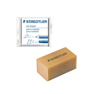 Staedtler Art Eraser, Natural, 2/Pack (525925 BK2)