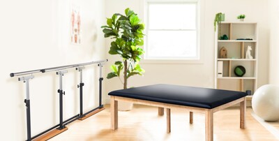 Viva Comfort 7 ft. Foldable Physical Therapy Parallel Bars with Adjustable Height, 350 lbs. Capacity, Black (ADI905-01-MK)