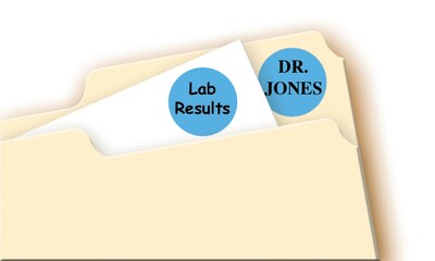 Avery Laser/Inkjet Color Coding Labels, 3/4" Dia., Light Blue, 1008 Labels Per Pack (5461)