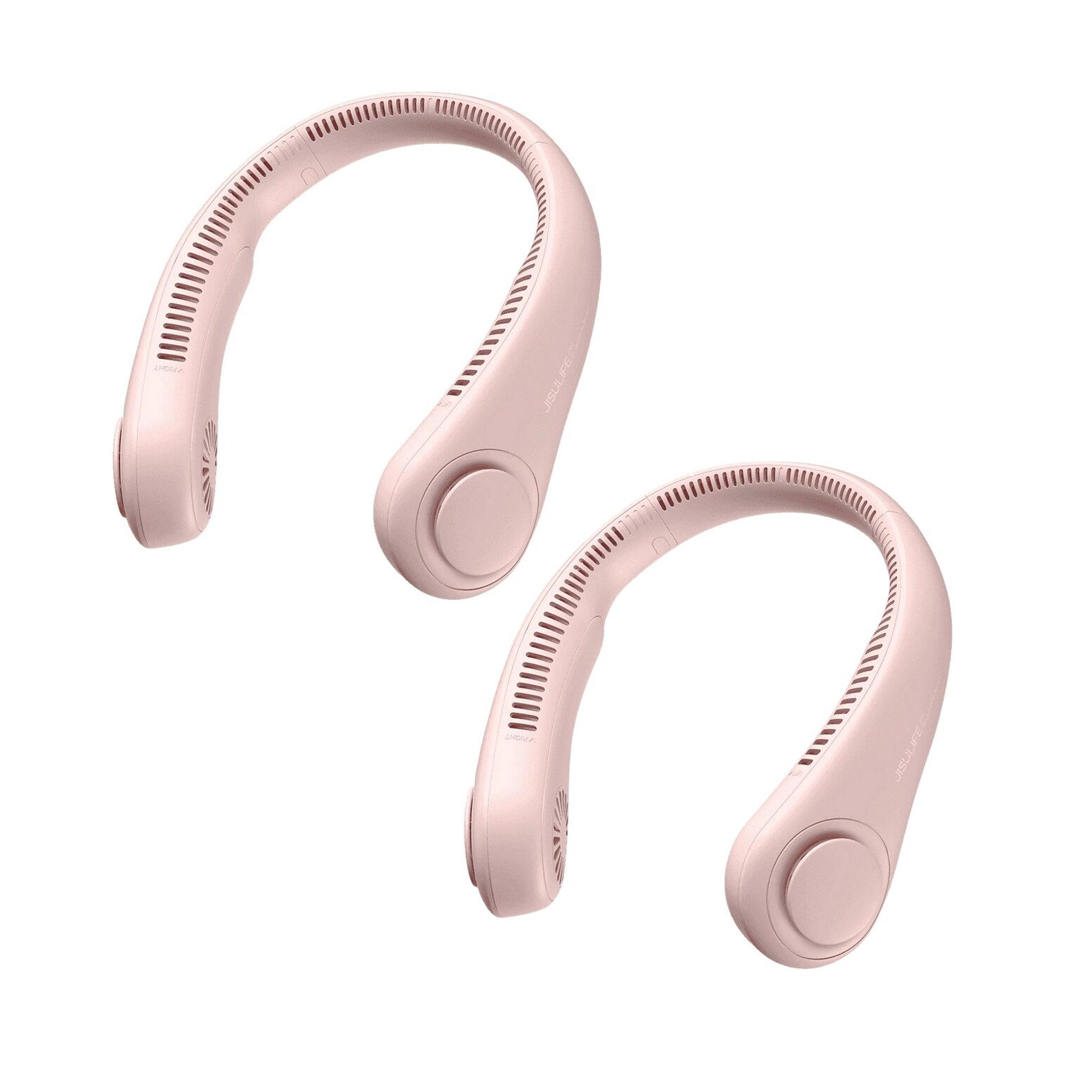 JisuLife Neck Fan, Pink (FNL03ROPK-KIT-2)
