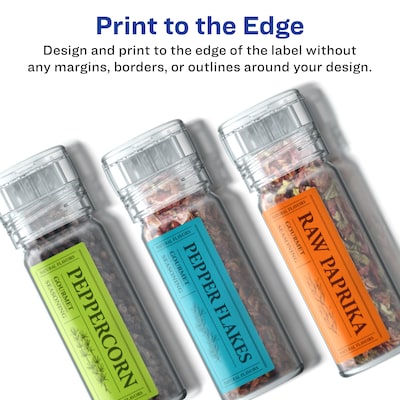 Avery Laser/Inkjet Multipurpose Labels, 1" x 2 5/8", White, 16 Labels/Sheet, 100 Sheets/Pack (94201)