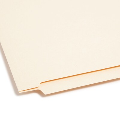 Smead End Tab Classification Folders, Shelf-Master Reinforced Straight-Cut Tab, Letter Size, Manila, 50/Box (34115)