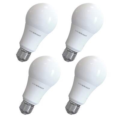 Viribright 9 Watts Daylight LED Household Bulb, 4/Pack (640340)