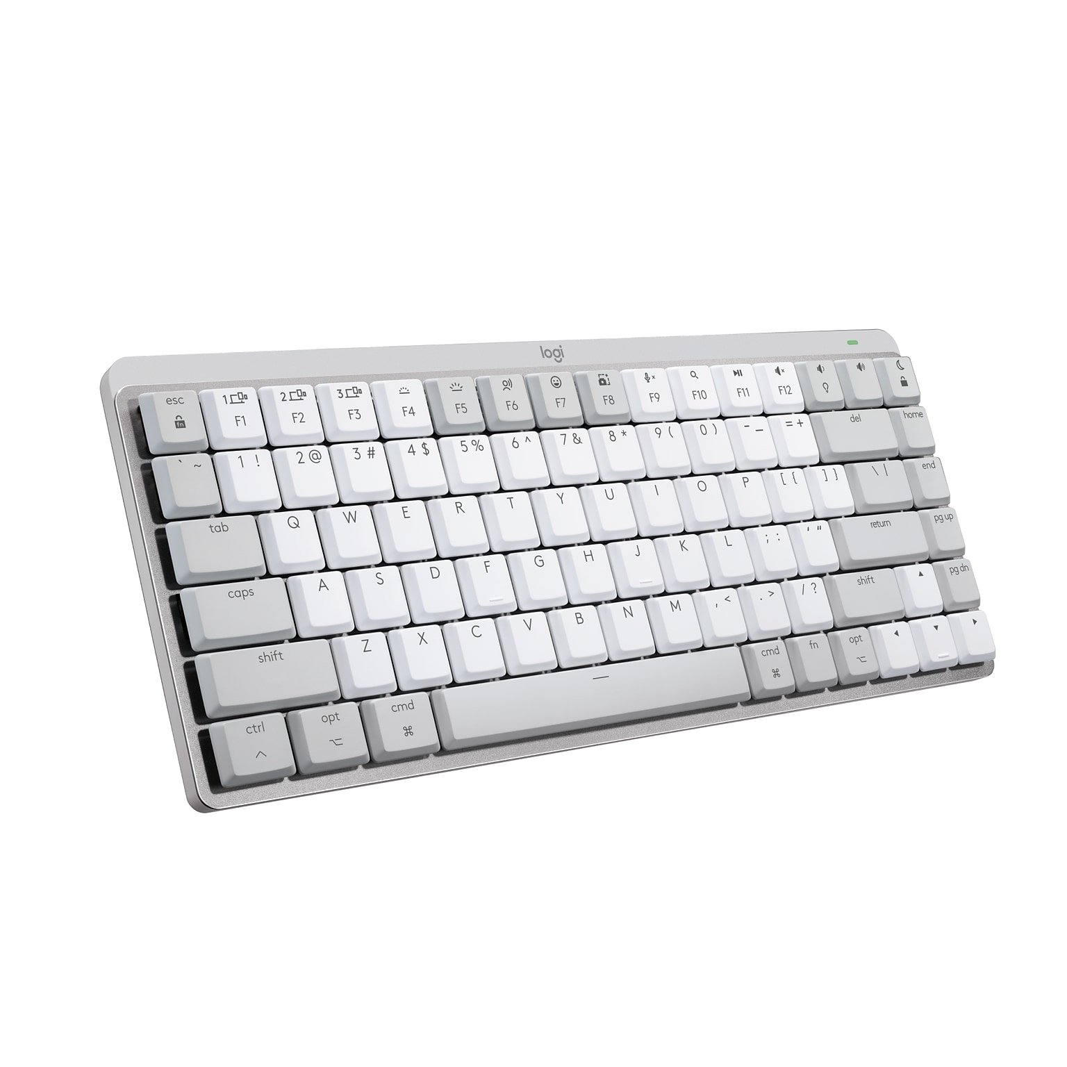 Logitech MX Mechanical Mini for Mac Wireless Ergonomic Keyboard, Pale Gray (920-010553)