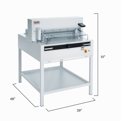 Triumph 6655 25 1/2 Guillotine Paper Cutter, White (CU0491)