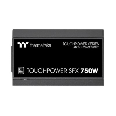 Thermaltake Toughpower SFX Platinum 750W ATX 3.1 80 PLUS Platinum Internal Power Supply, Black (PSSTP0750FNFAPU)