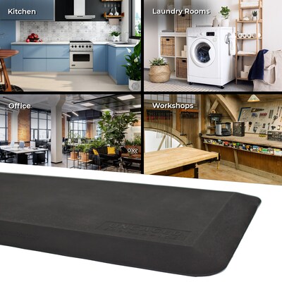 Uncaged Ergonomics Anti-Fatigue Mat, 34" x 20", Black (MAT34)
