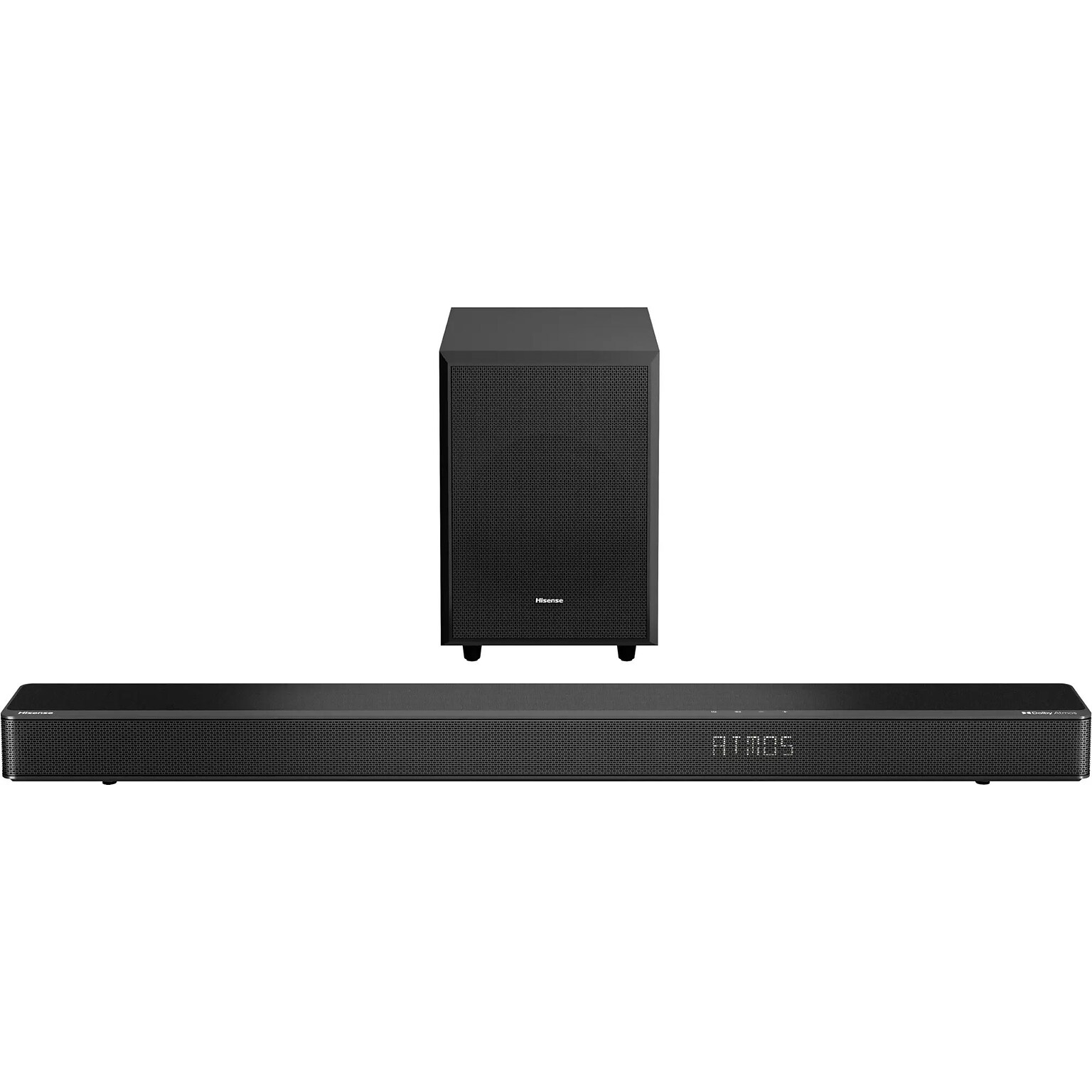 Hisense 3.1.2 Dolby ATMOS Soundbar with Wireless Subwoofer, Black (AX3125H)