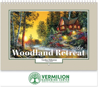 Custom Woodland Retreat Wall Cal Spiral