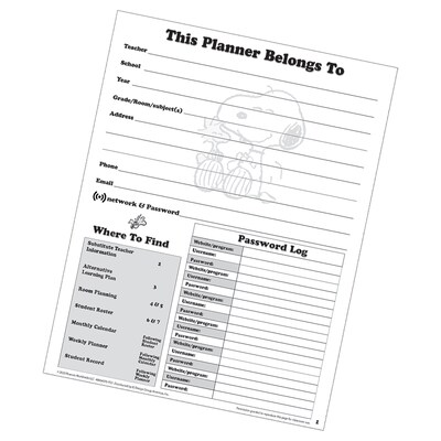 Eureka Peanuts Lesson Plan & Record Book, 2/Bundle (EU-866457-2)