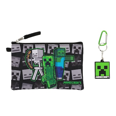 Bioworld Minecraft Kids 5-Piece Backpack Set, Large, Multicolor (B1Y7UR9MNCSB00)
