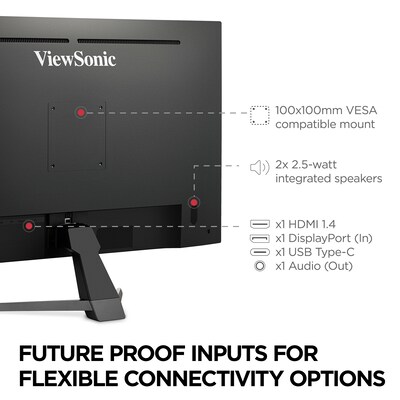 ViewSonic 32" 75Hz LCD Monitor, Black (VX3267U-2K)