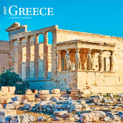 2027 BrownTrout Greece 12 x 12 Monthly Wall Calendar (9798330711642)