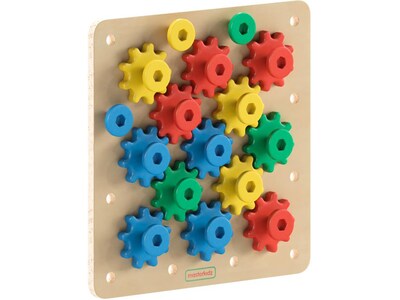 Flash Furniture Bright Beginnings STEM Gear Building Busy Board (MK-MK06158-GG)