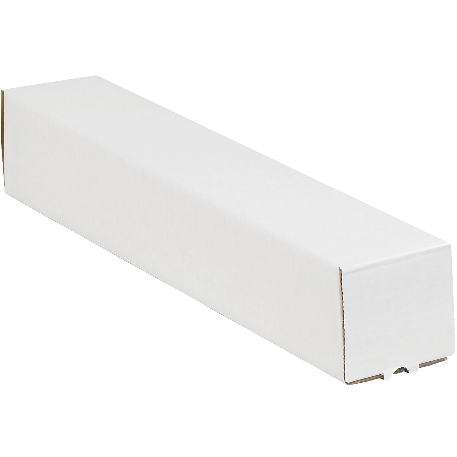 3 x 3 x 18 Corrugated Mailing Tube, White, 50/Bundle (M3318)