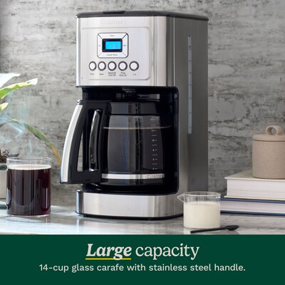 Cuisinart 14-Cups Automatic Coffee Maker, Silver (DCC3200NAS)