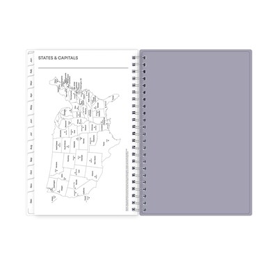 2026 Blue Sky Ru Du Flore 5" x 8"  Weekly & Monthly Planner, Plastic Cover, Multicolored (101603-26)
