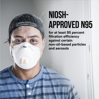 3M™ Disposable Particulate Respirator N95 with 3M™ Cool Flow™ Valve, 10/Pack (8511)