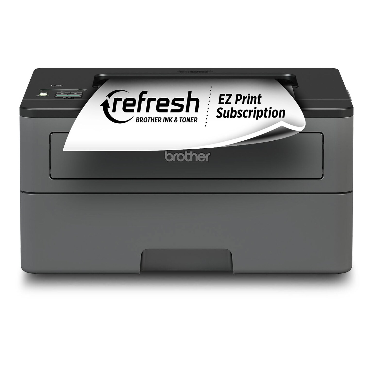 Brother HL-L2370DW Compact Monochrome Laser Printer with Wireless & Ethernet and Duplex Printing, Refresh Subscription Eligible