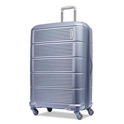 American Tourister Stratum 2.0 32.5 Plastic 4-Wheel Spinner Hardside Luggage, Slate Blue (142350-E2