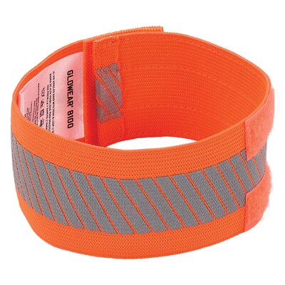 Ergodyne GloWear 8100 High Visibility Arm/Leg Band, Orange, L/XL, 2/Pack (29022)