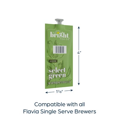 The Bright Tea Co. Select Green Tea, Flavia Freshpacks, 100/Carton (MDRB508)
