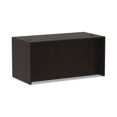 Alera Valencia Series Straight Front Desk Shell, 59 1/8w X 29 1/2d X 29 1/2h, Espresso