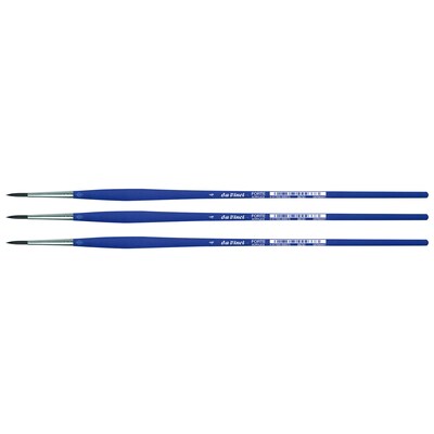 da Vinci FORTE-Acrylics Oil and Acrylic Synthetic Student Round Brush, 3 /Pack (DVXVA86304-3)