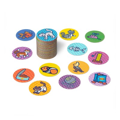 Melissa & Doug Sticker WOW! Refill Stickers Cat, Assorted Colors, 300 Stickers/Box, 8 Boxes/Pack (50696)