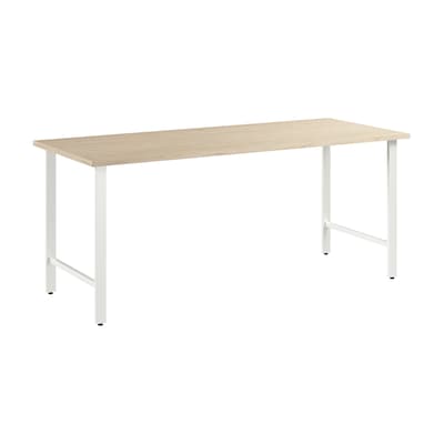 Bush Business Furniture Hustle 72W Computer Desk with Metal Legs, Natural Elm (HUD272NE)