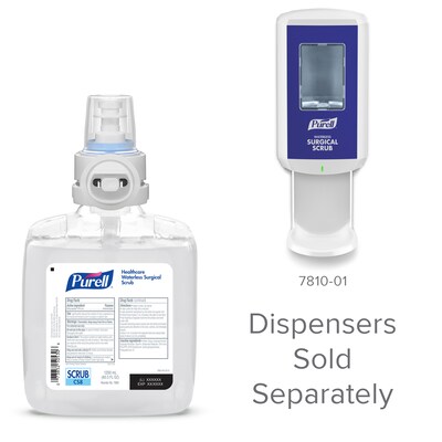 PURELL Healthcare Antibacterial Liquid Hand Soap Refill for CS8 Dispenser, 1200 ml, 2/Carton (7869-0