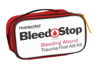 MobileAid BleedStop Single Bleeding Control & Gunshot Wound 8-Person Trauma Bag (32716)