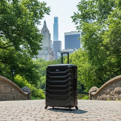 InUSA Endurance 33.27 Hardside Suitcase, 4-Wheeled Spinner, TSA Checkpoint Friendly, Black (IUEND00XL-BLK)