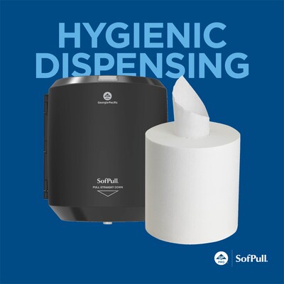 Georgia-Pacific SofPull Paper Towel Dispenser Kit, Black (58206B)