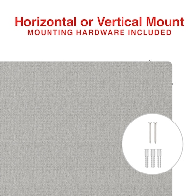 Staples Fabric Bulletin Board, 4' x 3' (ST62832)