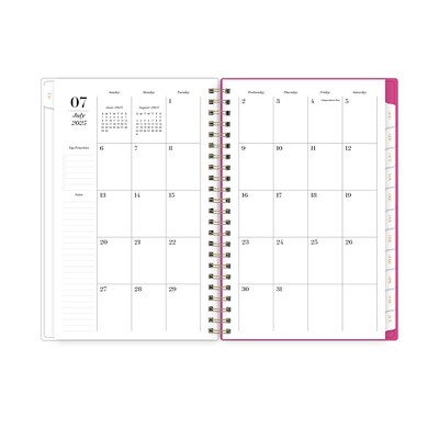 2025-2026 Blue Sky Sincerely Jules Helenora 5" x 8" Academic Year Weekly & Monthly Planner, Plastic Cover, Multicolored (155329)