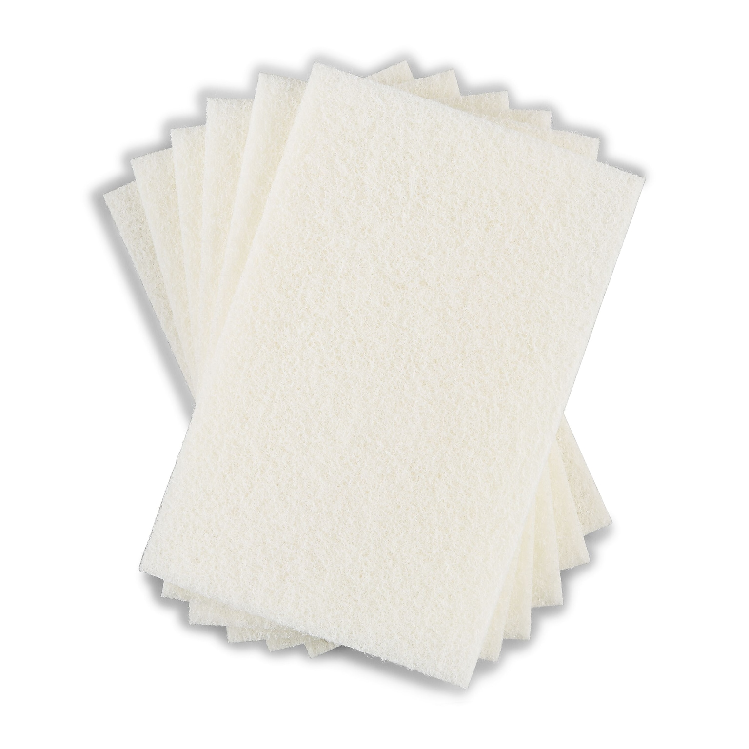 Coastwide Professional™ Light Duty Scouring Pad, White, 60/Pack (CW56788)