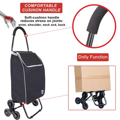 Dbest Stair Climber Trolley Dolly, Sport Black (01-917)