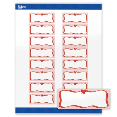 Avery Rectangle Multipurpose Labels, 1 x 2-5/8, White, 160/Pack (19479370571)