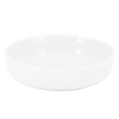 Elama Duncan Porcelain Dinnerware Set, White, 18 Piece (935122048M)
