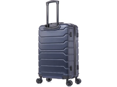 InUSA Trend 24" Hardside Suitcase, 4-Wheeled Spinner, TSA Checkpoint Friendly, Blue (IUTRE00M-BLU)
