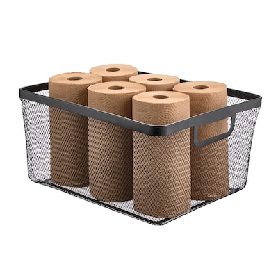 mDesign Steel Organizer, Matte Black (25969)