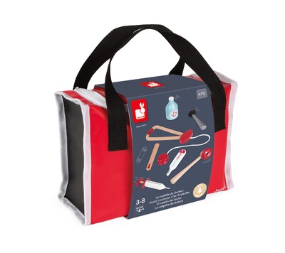 My First Doctor's Bag, Red, 11 Pieces/Set (JND06513)