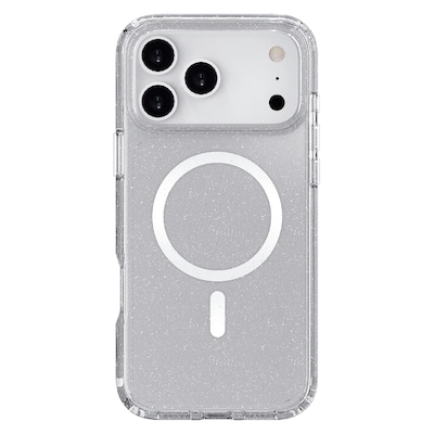 TUFF8 Glitz MagSafe Phone Case for iPhone 18 Pro Max, Shock Absorbing, Clear Glitter (T8GZ-IP1804)