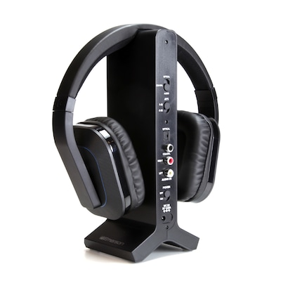Emerson Wireless TV Headphones, Bluetooth, Black (EE-9000)