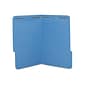 Staples® Reinforced Classification Folder, 2" Expansion, Legal Size, Blue, 50/Box (ST18687-CC)