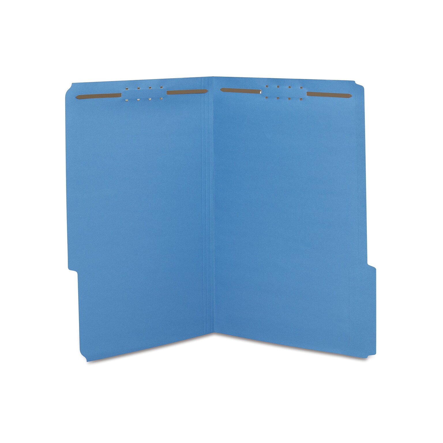 Staples® Reinforced Classification Folder, 2 Expansion, Legal Size, Blue, 50/Box (ST18687-CC)