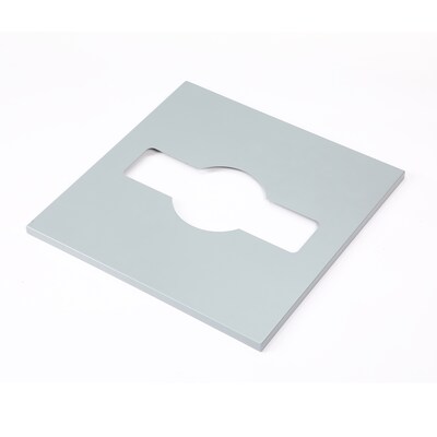 Alpine Industries Recycling Bin Slotted Lid, Square,Gray (ALP4450-01-LID-M-GRY)