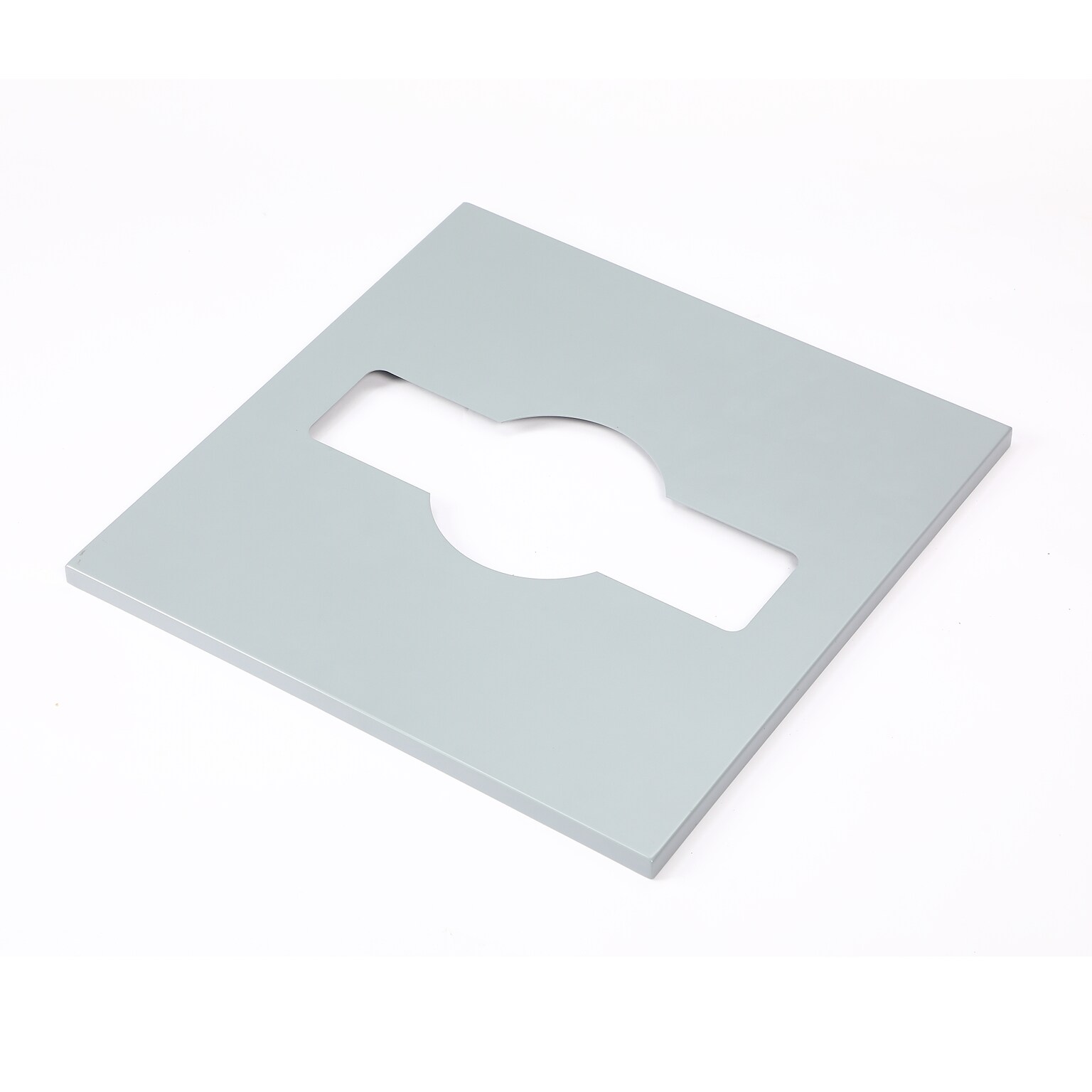 Alpine Industries Recycling Bin Slotted Lid, Square,Gray (ALP4450-01-LID-M-GRY)