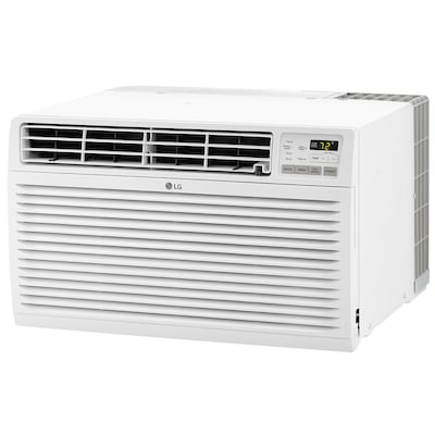 LG 230-Volt 11800 BTU 11500 (BTU DOE) Wall Air Conditioner with Remote, White (LT1233HNR)
